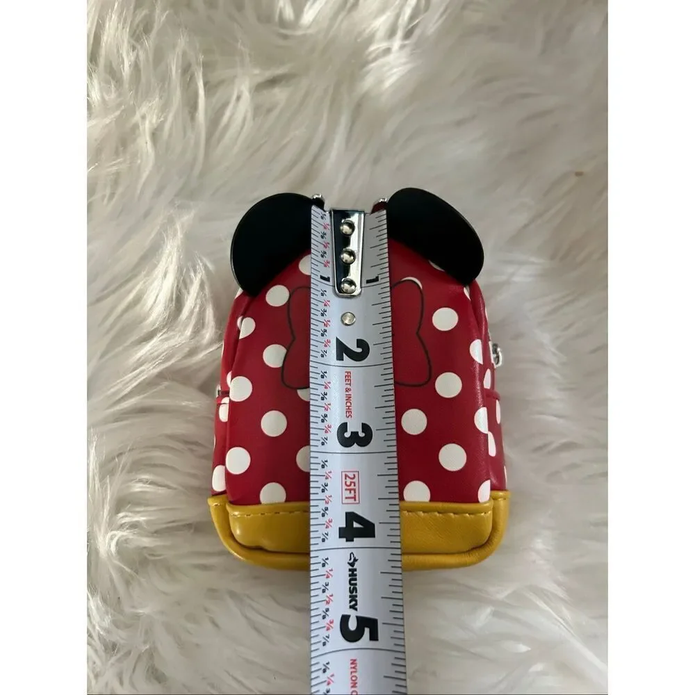 Disney Minnie Mouse Bow Miniature Backpack Keychain Clip